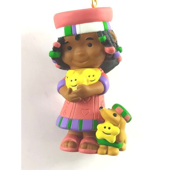 Hallmark Keepsake Ornament Tamika Penda Kids 1996 With Box Christmas - Picture 4 of 7
